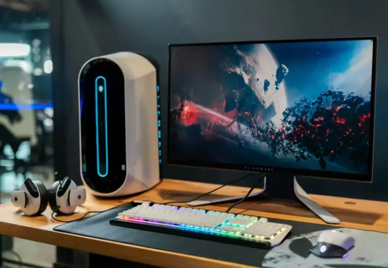 PC Gaming Desktop RGB Pro Set Full Setup
