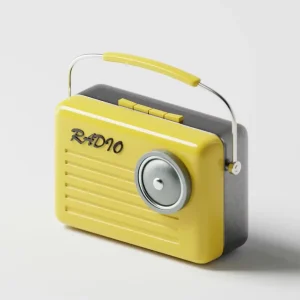 Radio Portable Retro RFD010 Classic Series Kuning